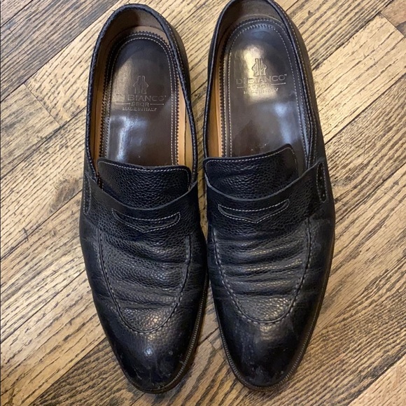Di Bianco Black Loafers Size 11 main image 4